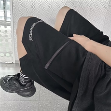 麂皮绒短裤男夏季美式潮牌痞刺绣运动休闲五分裤子DK2221-P38，男装休闲裤，星座1109-3