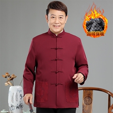 高品质风唐装棉服盘扣外套加棉复古棉衣YD2368-P115加棉P140，男装棉衣，星座1105-3