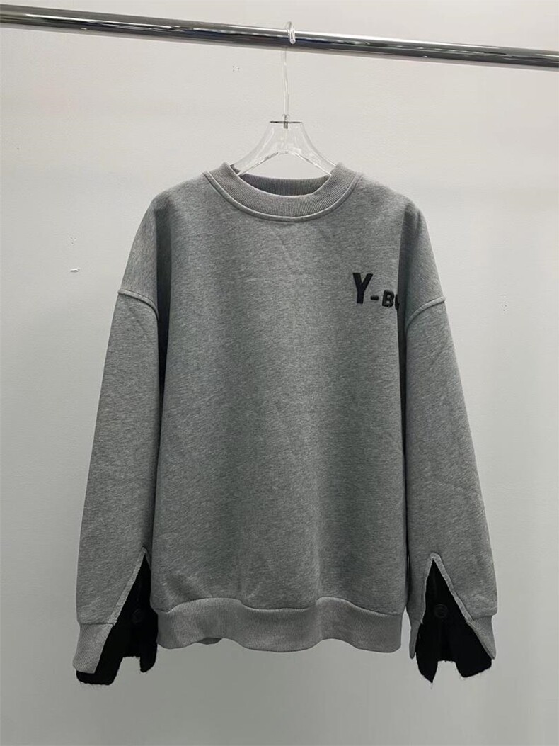 毛衣拼接卫衣，女装针织衫/毛衣，YSQ Boomboom