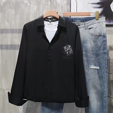 男春季衬衫港风日系纯棉长袖衬衫C9947P32，男装衬衫，星座1116-2