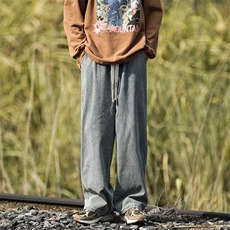 牛仔裤男秋季潮大码休闲裤子高街XK8017P40，男装牛仔裤，星座1116-2