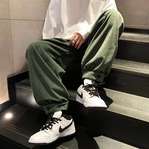 灯芯绒男裤春款潮牌束脚灯笼裤休闲长裤K78P35，男装休闲裤，星座1116-2