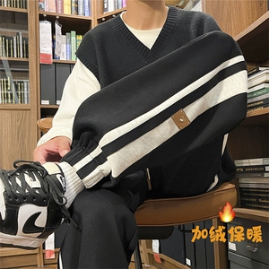 秋冬加绒加厚运动休闲卫裤 712-KK370 P60图片