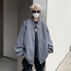 2025年美式复古高街工装夹克潮牌男休闲棒球服春秋款外套1333-P65，男装夹克，星座910-5
