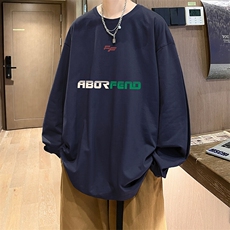 抖音得物供货量大从优可提供视频美式长袖T恤CT636特P25，男装T恤，电商A486