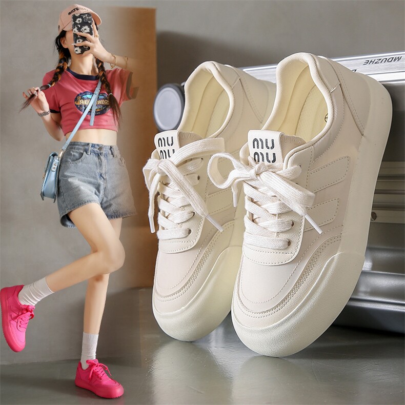 帆布鞋女2024夏季新款学生韩版ins百搭厚底板鞋春秋休闲鞋女，女鞋帆布鞋，电商A223