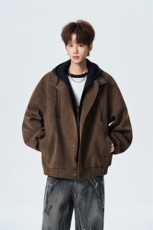 简约百搭宽松夹克男2026春季新款休闲潮流外套XZ309JK8001P98，男装夹克，星座309（原A406）
