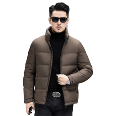 M9088-5钱塘2020-3新款简约冬季厚款时尚休闲中年男士羽绒服P200，男装羽绒服，钱塘207-3