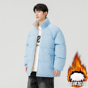 情侣面包服潮牌棉服男女加厚冬季外套轻薄防寒服棉袄M0812-P75图片