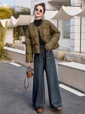 现货主推2025年冬季新款國风羽绒服外套女，女装羽绒服，曼娅璐