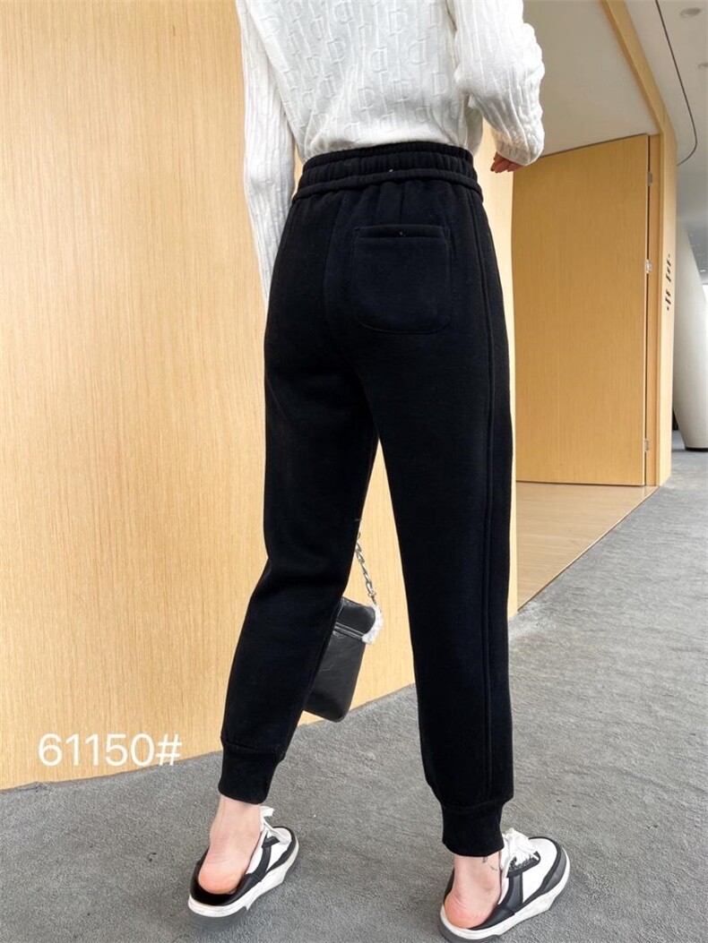 冬季新款超柔复合卫裤系列，女装休闲裤，千百莲