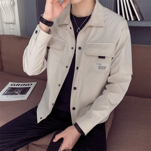 100%聚酯纤维 2021夏装新款轻薄防晒H夹克男白色款防晒衣8852图片