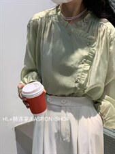 2022春夏新款韩版防晒衬衫，女装衬衫，HL+