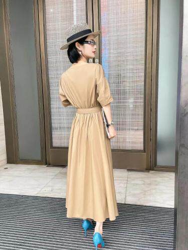 2021春夏棉连衣裙，女装连衣裙，罗漫迪飛