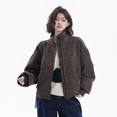 考拉同款美式街头设计感皮衣外套女秋季宽松飞行夹克FY169P88，男装夹克，星座1013-5