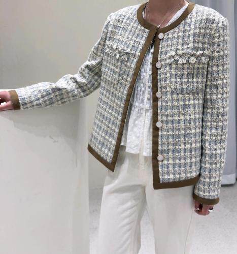 气质重工小香风淑女现货，女装，EVE