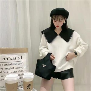 爱特儿风情21021翻领卫衣图片