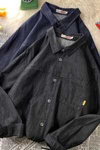 港风时尚大码潮酷男士牛仔夹克外套上衣无性别开衫JK75P75限98,男装夹克,电商A089-1