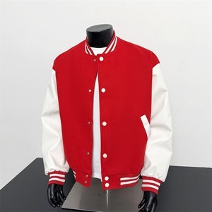 假模-美式棒球服男士秋新款百搭夹克外套 9112-P68图片