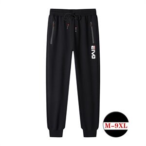 M-9XL 男大码束脚休闲裤 弹力宽松春秋款运动裤 5032-1_3367p55图片