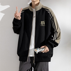 春季现货开杉宽松套头半高领卫衣男DSA157B-W5868-P55，男装卫衣，电商A157B