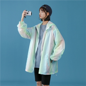 F3050/P38新款七彩防晒衣男夏季防晒服宽松遮阳运动薄款外套夹克图片