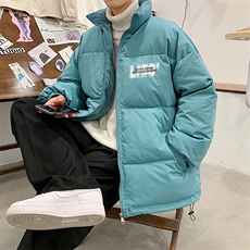 立领棉服男冬季户外潮牌棉衣大码宽松百搭加绒加厚外套MY302-P60，男装棉衣，电商B219
