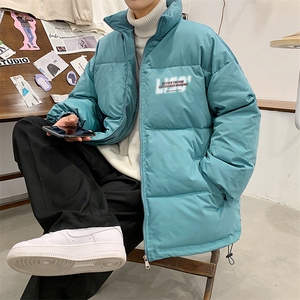 立领棉服男冬季户外潮牌棉衣大码宽松百搭加绒加厚外套MY302-P60图片