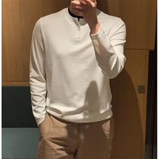 假两件纯色拼接T恤，网图-A061-AT01681-特P50，男装T恤，电商A061