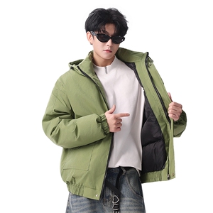 棉服男冬季新款港风宽松连帽棉衣MF9006-P90图片
