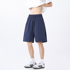 B258-K2889-P19控39.9抖音品质泡泡纱短裤成分聚酯纤维，男装牛仔裤，电商B258