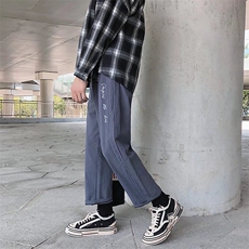 男春季潮流时尚休闲长裤冰丝刺绣长裤G932P30，男装休闲裤，星座1116-2
