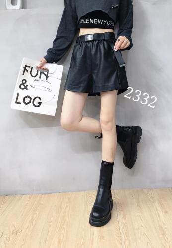 欧货皮短裤，其它，帝瀛 DY