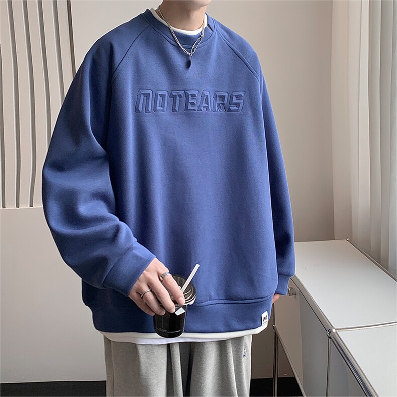 开春新款假两件卫衣男款美式外套小众设计春秋装MY02310-P58,男装卫衣,星座308B-1