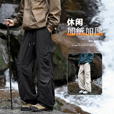 休闲加绒加厚保暖时尚显瘦伞兵冲锋裤JRTP10:3059.9，男装棉衣，星座718-1
