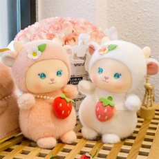 王涛毛绒玩具 十寸草莓羊