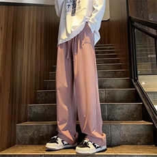 运动休闲裤子男夏季潮流阔腿速干裤vibe潮流凉感伞兵裤AK941-P32，男装休闲裤，星座1008