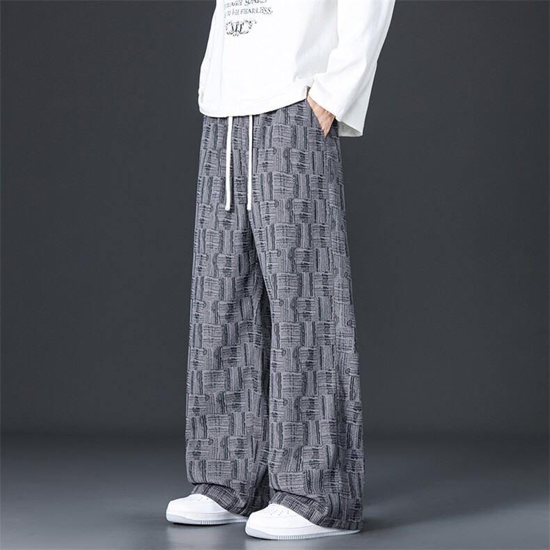 美式潮牌休闲裤男生2025秋季阔腿百搭直筒裤青少年潮Q29152-特P30,男装休闲裤,星座610（原A335）