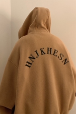 华夫格连帽卫衣春季新款男百搭休闲宽松开衫外套-JK23102-P65控88，男装卫衣，星座605(原A050)