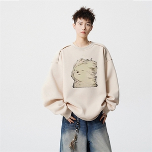 得物供货、重磅420克现货 圆领卫衣宽松HD019-1-WY2759LL-P35图片