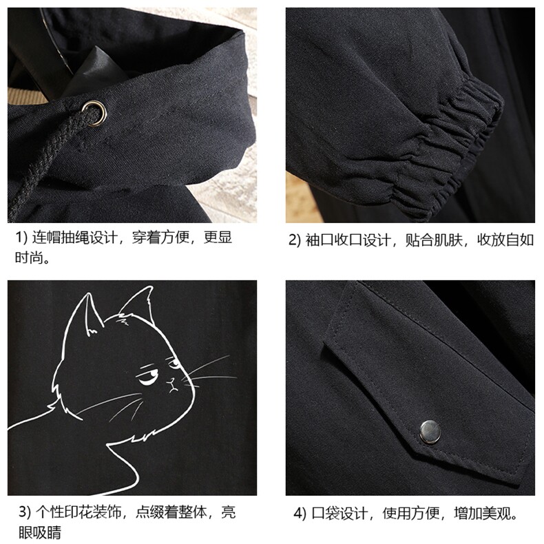 JK41149-P85加棉款-P115纯棉连帽夹克男士大码工装夹克男砖墙,男装夹克,电商A040A