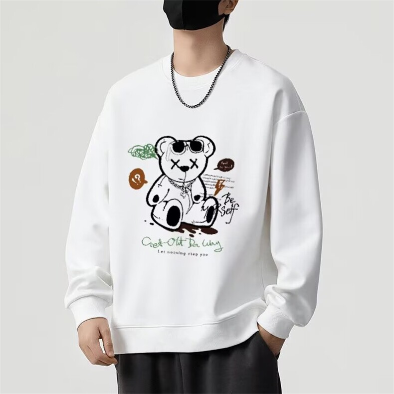 1506/QW30040/P35ins潮流时尚印花休闲百搭T恤，男装T恤，星座1506