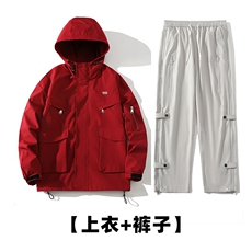 红色+灰色