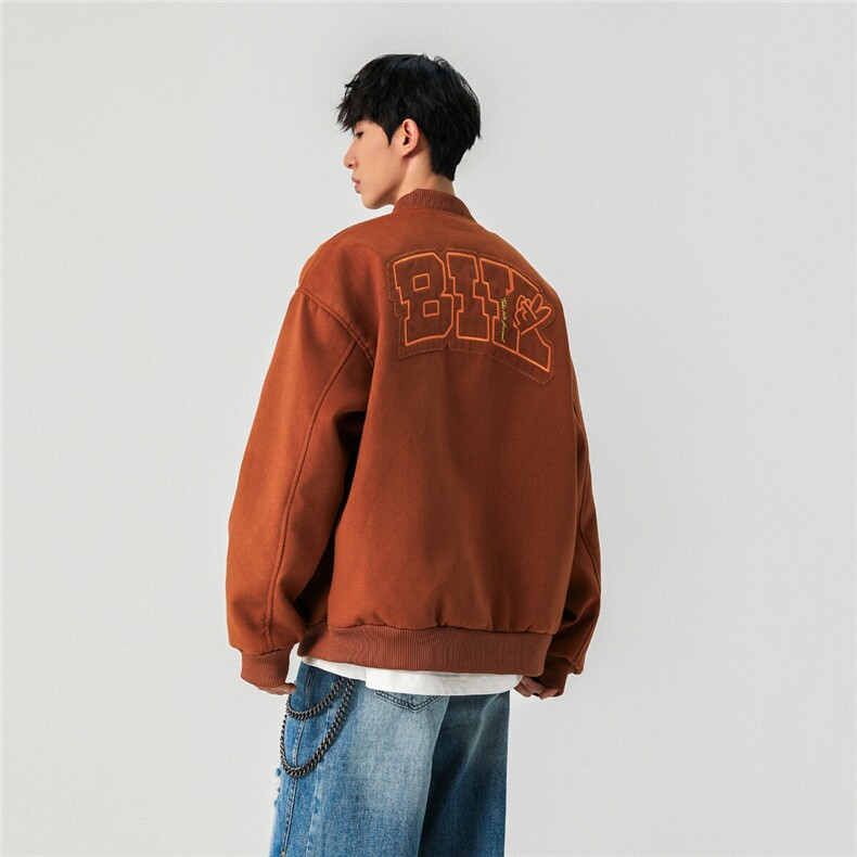 春装现货贴布刺绣棒球服XZ609-WT2350-特P90-148,男装夹克,星座609