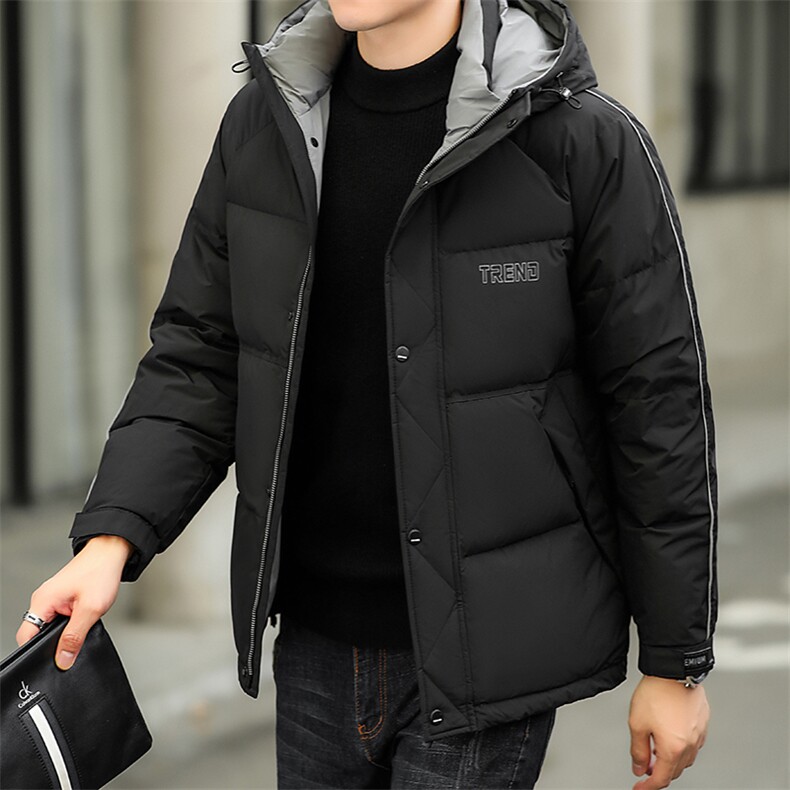 2023新款冬季连帽休闲羽绒服男宽松休闲上衣中年加厚保暖男装外套,男装羽绒服,电商B212（原钱塘6029）