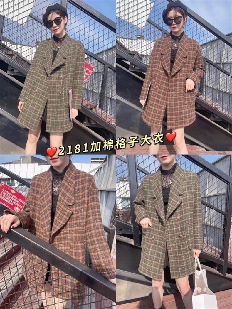 呢料大衣，女装毛呢外套，帝曼酷秀