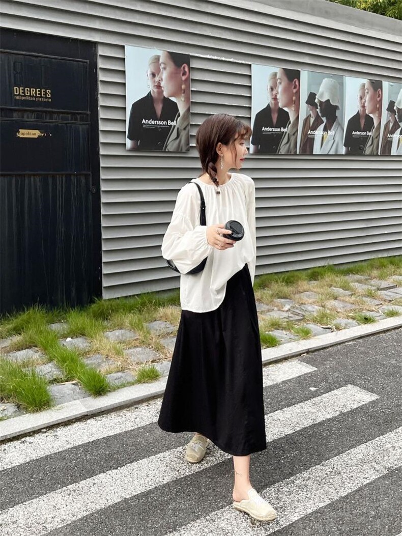 圆领宽松小衫，其它，Balance Studio