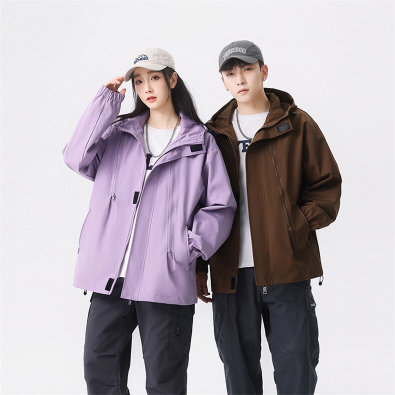 冲锋衣外套潮牌痞帅炸街男秋冬情侣防水山系夹克JK880-P50,男装夹克,星座308B-2