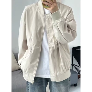 秋冬少年感工装棒球服男女生情侣美式外套高级港风夹克GAA67P54,国庆初中女生穿搭图片