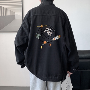 牛仔夹克男大码牛仔外套男茄克 NJ77142-P60图片